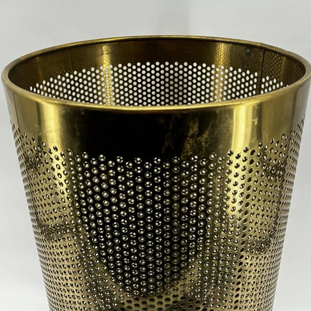 FrontGate Brass Waste Basket Approx 20
